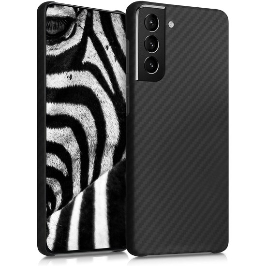 Kalibri Aramid Fiber Body - Σκληρή Θήκη Samsung Galaxy S21 5G - Black Matte (54063.47)