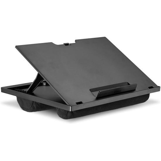 Navaris Laptop Desk - Ρυθμιζόμενη Βάση Laptop / Tablet με 8 Επίπεδα - 37.6 X 28 X 5.8 cm - Black (54153.01)