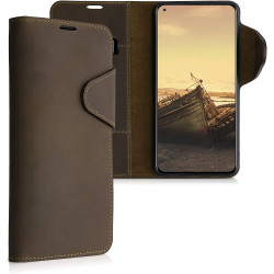 Kalibri Δερμάτινη Suede Θήκη Πορτοφόλι Xiaomi Mi 10T / Mi 10T Pro - Brown (54158.05)