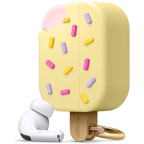 Elago AirPods Ice Cream Case - Θήκη Σιλικόνης για AirPods Pro 1st Gen - Yellow (EAPP-ICE-YE)