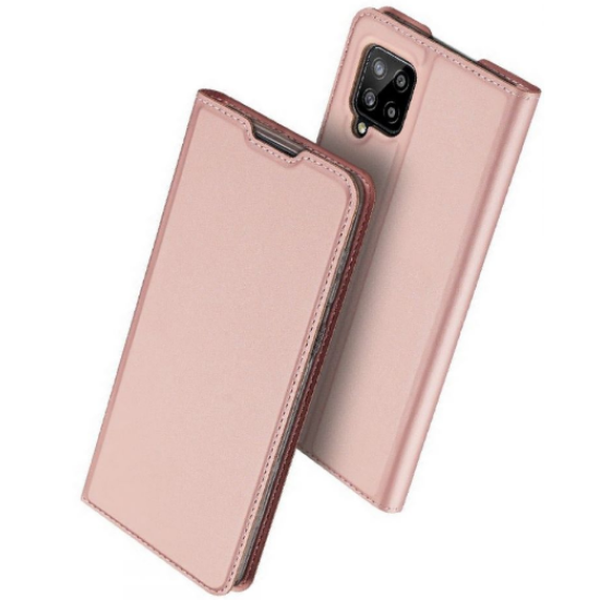 Duxducis SkinPro Θήκη Πορτοφόλι Samsung Galaxy A42 5G - Rose Gold (6934913057094)