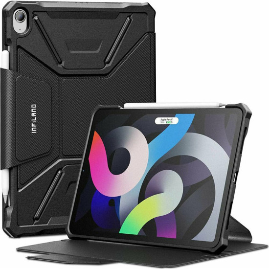 Infiland Θήκη Multiple Angles Apple iPad Air 4 2020 10.9" - Black (6216990208973)