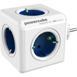 Allocacoc PowerCube Original - Πολύπριζο με 5 Υποδοχές - Blue - 2 Έτη Εγγύηση (1100BL/DEORPC)