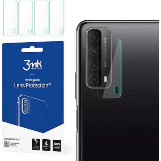3MK Hybrid Glass Camera Protector - Αντιχαρακτικό Υβριδικό Προστατευτικό Γυαλί για Φακό Κάμερας Huawei P Smart 2021 - 4 Τεμάχια (5903108327930)