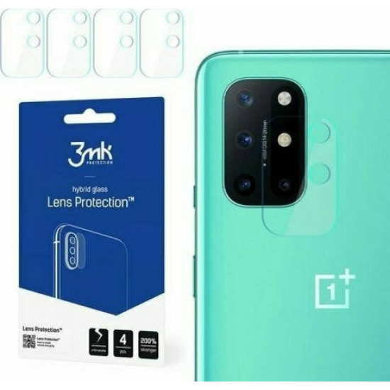 3MK Hybrid Glass Camera Protector - Αντιχαρακτικό Υβριδικό Προστατευτικό Γυαλί για Φακό Κάμερας OnePlus 8T - 4 Τεμάχια (5903108324687)