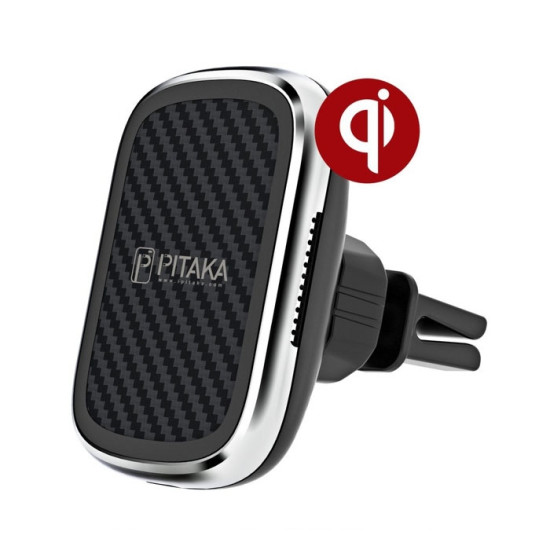 Pitaka MagEZ Air Vent Car Mount Qi Wireless - Μαγνητική Βάση Ασύρματης Φόρτισης για Αεραγωγούς Αυτοκινήτου - Black (CM3001Q)