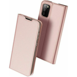 Duxducis SkinPro Θήκη Πορτοφόλι Samsung Galaxy A02s - Rose Gold (77144)