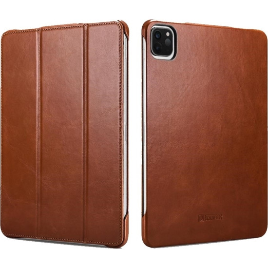 iCarer Δερμάτινη Θήκη Apple iPad Pro 12.9" 2021 / 2020 - Brown (RID718-BN)