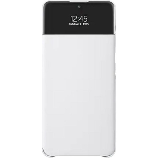 Official Samsung S-View Wallet Θήκη Samsung Galaxy A32 4G - White (EF-EA325PWEGEE)