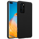 Crong Color Θήκη Premium Σιλικόνης Huawei P40 - Black (CRG-COLR-HP40-BLK)