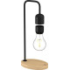 Allocacoc Levitating Light Bulb Table Lamp - Μαγνητικό Αιωρούμενο Επιτραπέζιο Φωτιστικό - Black (DH0296WD/LEVLAP)