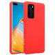 Crong Color Θήκη Premium Σιλικόνης Huawei P40 - Red (CRG-COLR-HP40-RED)