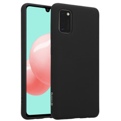 Crong Color Θήκη Premium Σιλικόνης Samsung Galaxy A41 - Black (CRG-COLR-SGA41-BLK)