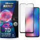 Crong 7D Nano Flexible Glass - Fullface Αντιχαρακτικό Υβριδικό Γυαλί Οθόνης Xiaomi Mi 9 SE - Black - 0.3mm (CRG-7DNANO-XMI9SE)
