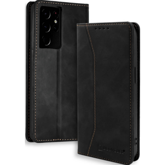 Bodycell Θήκη - Πορτοφόλι Samsung Galaxy S21 Ultra 5G - Black (5206015058851)