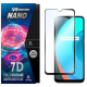 Crong 7D Nano Flexible Glass - Fullface Αντιχαρακτικό Υβριδικό Γυαλί Οθόνης Realme C11 - Black - 0.3mm (CRG-7DNANO-RLMC11)