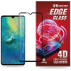 Crong Edge Glass Full Glue - Fullface Tempered Glass Αντιχαρακτικό Γυαλί Οθόνης Huawei Mate 20 - Black (CRG-GLEDGE-HM20)