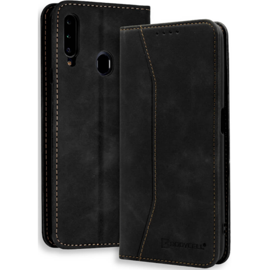 Bodycell Θήκη - Πορτοφόλι Samsung Galaxy A20s - Black (5206015057908)