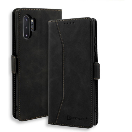 Bodycell Θήκη - Πορτοφόλι Samsung Galaxy Note 10 Plus - Black (5206015058554)