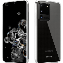 Crong Slim Διάφανη Θήκη Σιλικόνης Samsung Galaxy S20 Ultra - 0.8mm - Clear (CRG-CRSLIM-SGS20U-TRS)