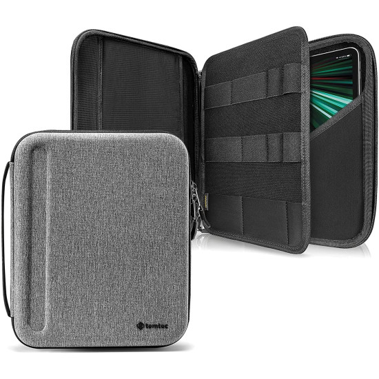 Tomtoc Smartcase Sleeve PadFolio Ανθεκτική Σκληρή Θήκη / Χαρτοφύλακας για iPad Pro 12.9" - Gray (A06-004G)