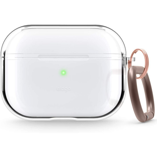 Elago AirPods Pro Clear TPU Hang Case - Διάφανη Θήκη για AirPods Pro 1st Gen - Clear (EAPPCL-HANG-CL)