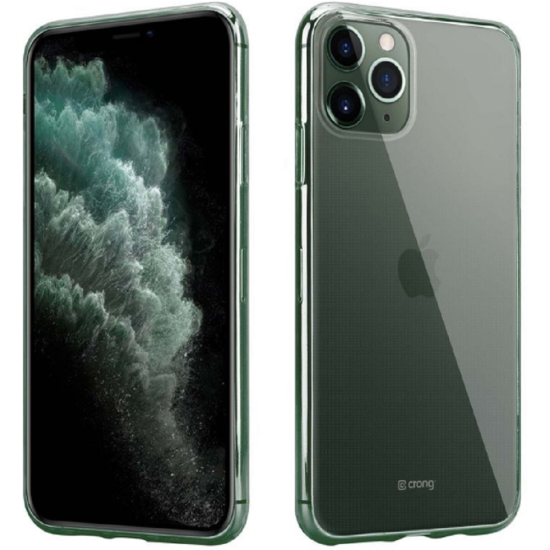 Crong Slim Διάφανη Θήκη Σιλικόνης Apple iPhone 11 Pro - 0.8mm - Clear (CRG-CRSLIM-IP11P-TRS)