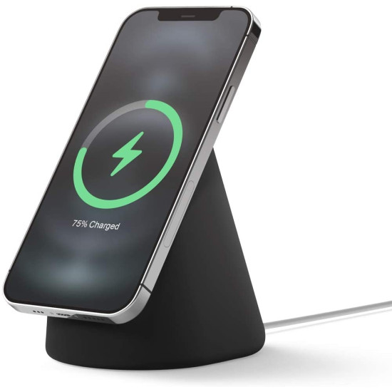 Elago MS1 Magsafe Charging Stand - Βάση Σιλικόνης για τον Ασύρματο Φορτιστή MagSafe - Black (EMSST1-BK)