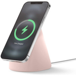 Elago MS1 Magsafe Charging Stand - Βάση Σιλικόνης για τον Ασύρματο Φορτιστή MagSafe - Sand Pink (EMSST1-SPK)