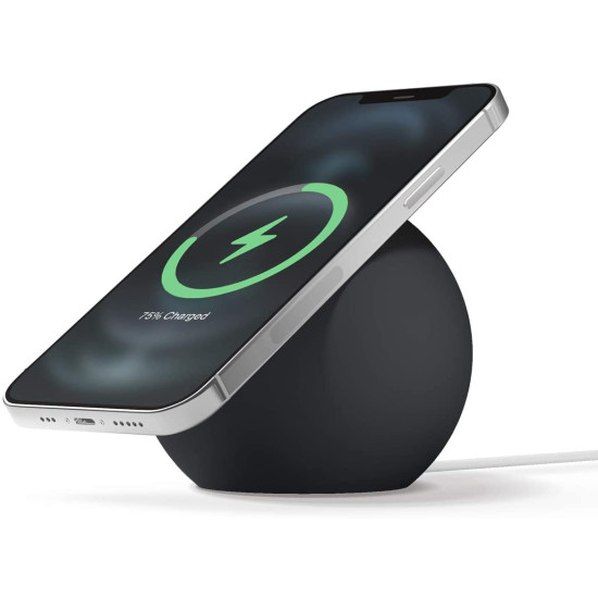 Elago MS2 Magsafe Charging Stand - Βάση Σιλικόνης για τον Ασύρματο Φορτιστή MagSafe - Black (EMSST2-BK)