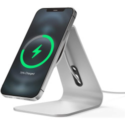 Elago MS4 Magsafe Charging Stand - Βάση Αλουμινίου για τον Ασύρματο Φορτιστή MagSafe - Silver (EMSST4-SL)