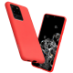 Crong Color Θήκη Premium Σιλικόνης Samsung Galaxy S20 Ultra - Red (CRG-COLR-SGS20U-RED)