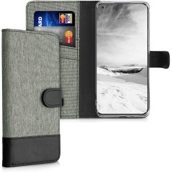 KWmobile Θήκη Πορτοφόλι Xiaomi Mi 11 - Grey / Black (54661.22)