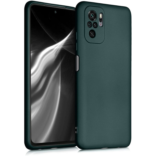 KWmobile Θήκη Σιλικόνης Xiaomi Redmi Note 10 / Note 10S - Metallic Teal (54542.14)