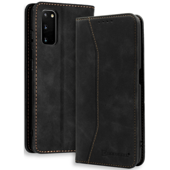 Bodycell Θήκη - Πορτοφόλι Samsung Galaxy S20 - Black (5206015058356)