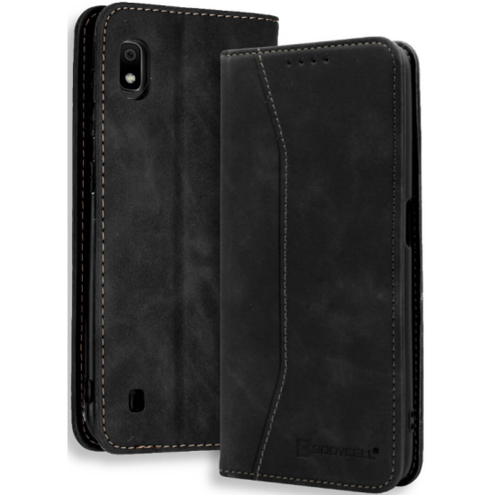 Bodycell Θήκη - Πορτοφόλι Samsung Galaxy A10 - Black (5206015057809)