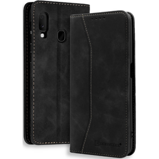 Bodycell Θήκη - Πορτοφόλι Samsung Galaxy A20e - Black (5206015057854)