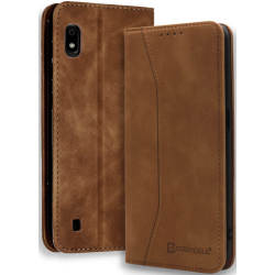 Bodycell Θήκη - Πορτοφόλι Samsung Galaxy A10 - Brown (5206015057823)