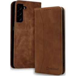 Bodycell Θήκη - Πορτοφόλι Samsung Galaxy S21 5G - Brown (5206015058776)