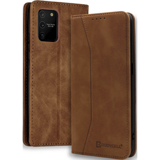 Bodycell Θήκη - Πορτοφόλι Samsung Galaxy S10 Lite - Brown (5206015058677)