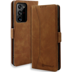 Bodycell Θήκη - Πορτοφόλι Samsung Galaxy Note 20 Ultra - Brown (5206015058721)
