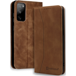 Bodycell Θήκη - Πορτοφόλι Samsung Galaxy S20 FE - Brown (5206015058523)