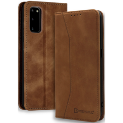 Bodycell Θήκη - Πορτοφόλι Samsung Galaxy S20 - Brown (5206015058370)
