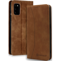 Bodycell Θήκη - Πορτοφόλι Samsung Galaxy A41 - Brown (5206015058127)