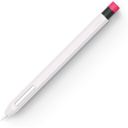 Elago Classic Θήκη Premium Σιλικόνης Apple Pencil 2nd Gen - White (EAPEN2-SC-WH)