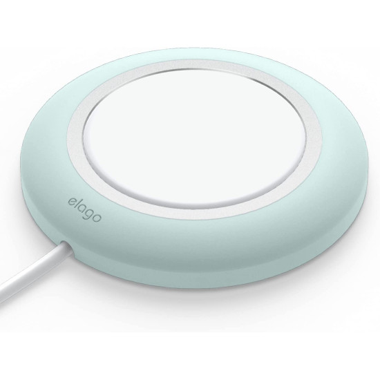 Elago MagSafe Charging Pad - Βάση Σιλικόνης για τον Ασύρματο Φορτιστή MagSafe - Mint (EMSPAD1-MT)