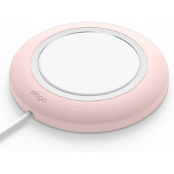 Elago MagSafe Charging Pad - Βάση Σιλικόνης για τον Ασύρματο Φορτιστή MagSafe - Lovely Pink (EMSPAD1-LPK)