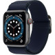 Spigen Lite Fit Υφασμάτινο Λουράκι Apple Watch Ultra/SE/11/10/9/8/7/6/5/4 (49/46/45/44mm) - Navy (AMP02287)