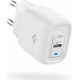 Spigen PE2009EU PowerArc ArcStation Pro - Ταχυφορτιστής Ταξιδιού με 1 x Type-C - 20W - White (ACH02071)