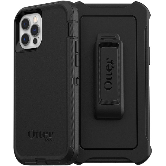Otterbox Defender Ανθεκτική Θήκη Apple iPhone 12 / 12 Pro - Black (77-65401)